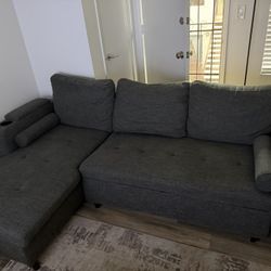 Gray Sofa Bed 