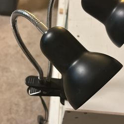 Reptile Dual Clamp/ Flex Heat Lamp/ Light W/ Timer