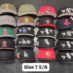 Fitted Hats In St Louis Size 7 5/8 Various Teams And Styles