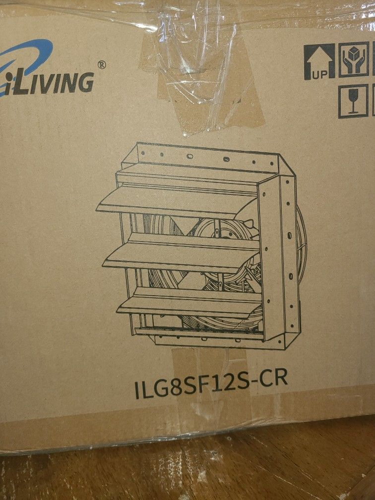 12" Single Speed Corrosion Resistance Shutter Exhaust Fan