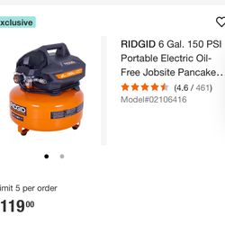 Ridgid Air Compressor