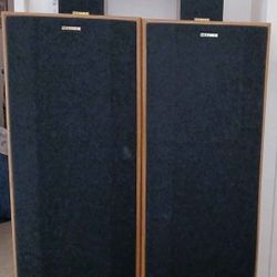 Two Dual 12" Speakers Towers And Surround Sound Speakers  Set
