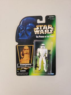 1997 Star Wars The Power of the Force Stormtrooper Action Figure Kenner 
