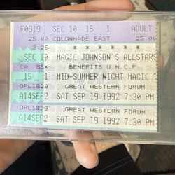 Sports card/ticket