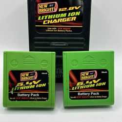 New Bright 12.8 V Charger With 2x 6.4v Batteries
