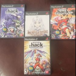 : .hack PS2 Complete Set Vol 1–4 CIB (Infection Mutation Outbreak Quarantine)