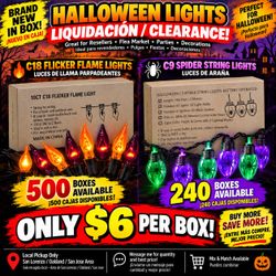 Halloween String Lights – 5 Boxes for $30 – Brand New