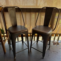Crate & Barrel deck chairs
