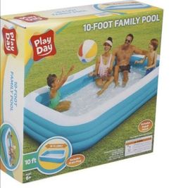 New 10 foot play day family pool