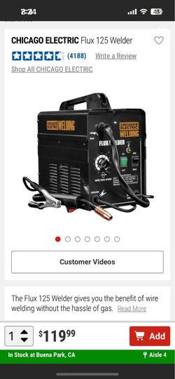 Handle is broken. Works perfectly, $80. Just like the picture.