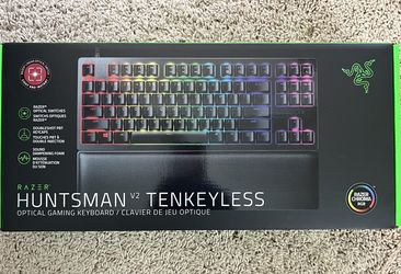 Razer Huntsman V2 Tenkeyless (TKL) Wired Keyboard - Linear Optical Switches