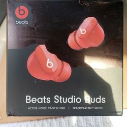 BEATS WIRELESS EARBUDS RED 