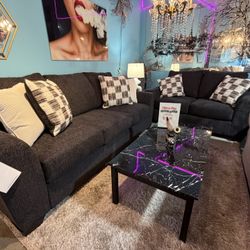 🔥 BEST DEAL IN TOWN! 🔥 🛋️ Ashley Sofa & Loveseat Set. No Credit Needed Finance Available. Pay Just $39 Down! 