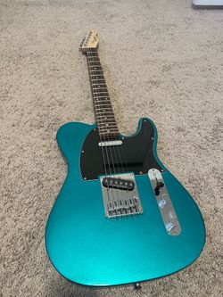 Squier affinity series telecaster fsr race green  with upgrades