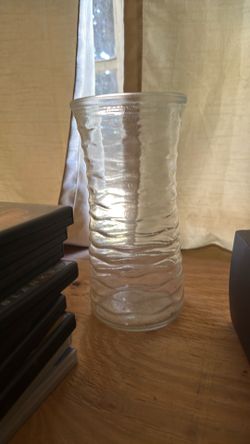 Clear vase