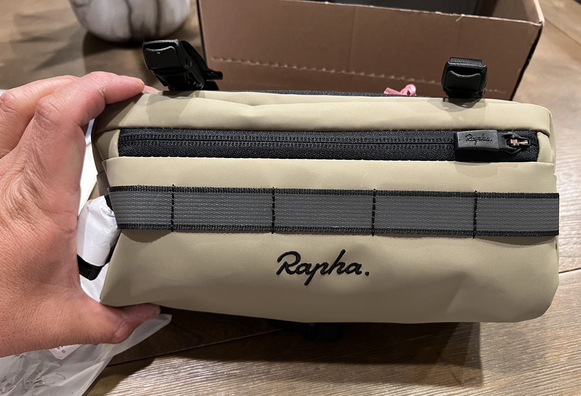 RAPHA HANDLEBAR/FRAME BAG WATER RESISTANT BRAND NEW