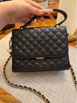 black aldo crossbody  purse