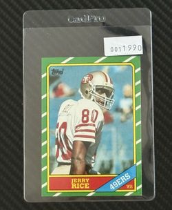 Jerry Rice Rookie 1986 Topps #161 NM/MT+ Strong Eye Appeal San Francisco