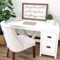 Custom farmhouse Office Desk Study Filling Cabinet Solid Wood Modern Rustic Office File Writing Restoration Hardware Insp Carpenter Bookcase