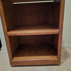 Solid Wood Stand On Wheels