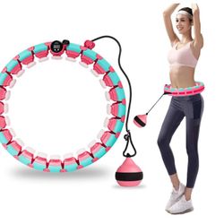 Hoola Weighted Hoop with 360° Massage and 24 Sections Adjustable