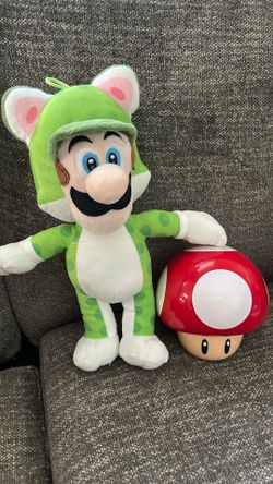 Super Mario Mushroom Light With Sound And Luigi