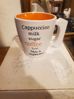 4 Brand New Cappacino Cups With Spoon In Box 📦 