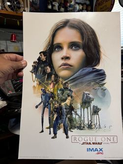 Star Wars collectible poster