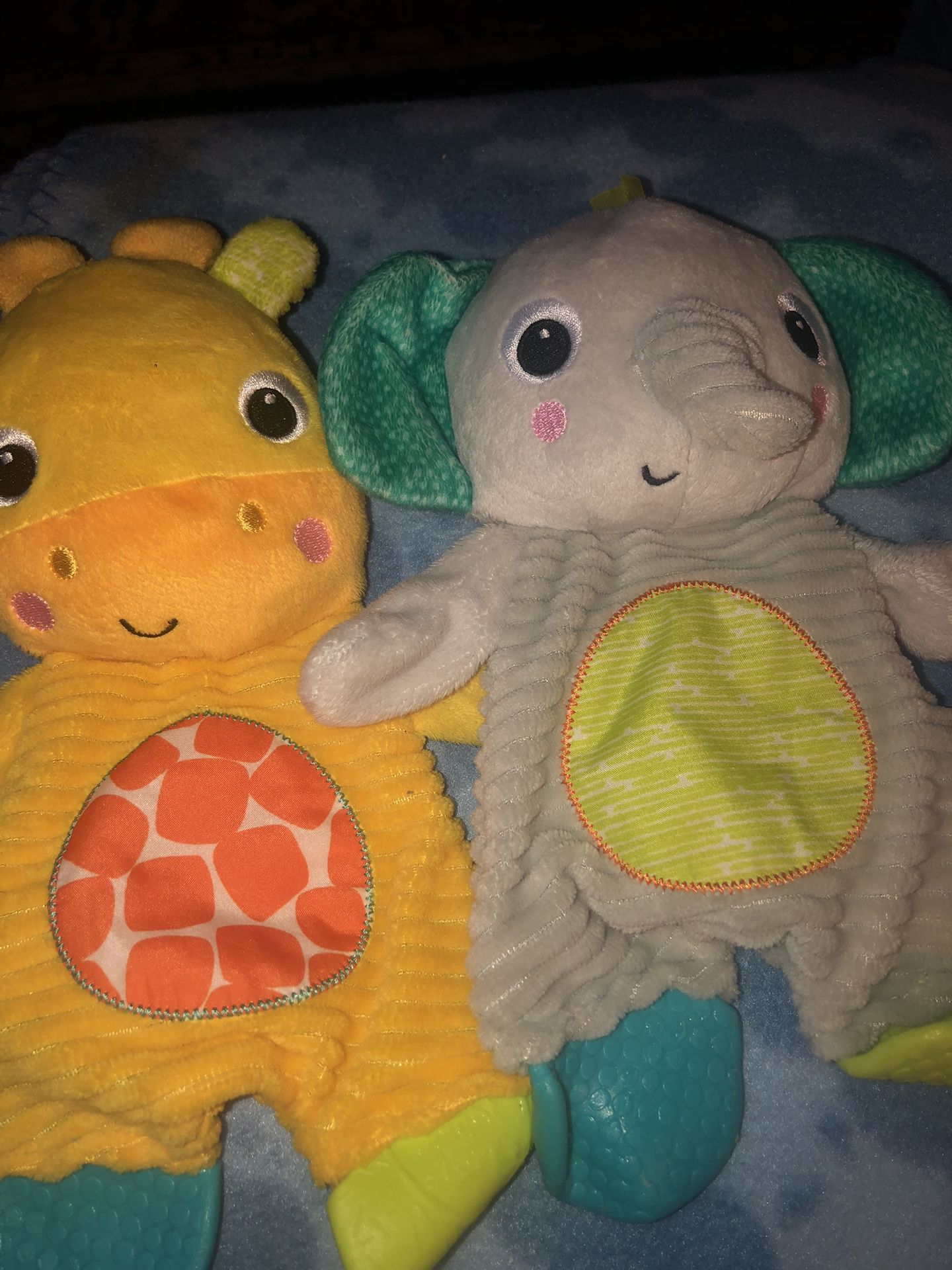 Cute Baby Toy Animals With Teething Parts