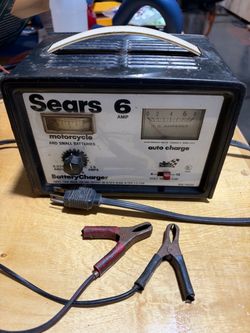 Sears 6 Amp Battery Charger