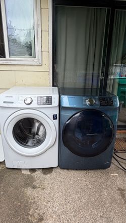 Samsung washer and dryer set working perfectly in excellent conditions💦🔥