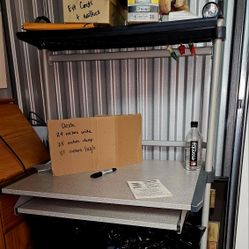 Small Office Desk With Shelves.  Fits In Limited Spaces.