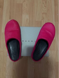 Pink Marni slides size 45/US mens 11