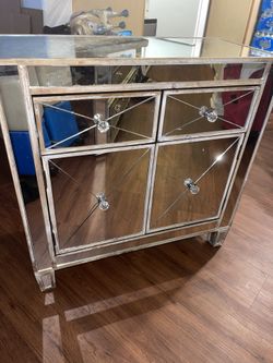 Mirror Night Stand From Z Gallerie 
