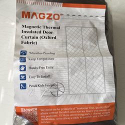 Magnetic Thermal Insulated Door Curtain 