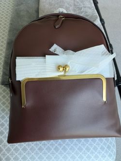Coach Kisslock Frame Backpack