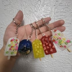Lollipop Resin Keychain 