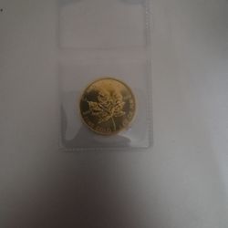 Gold Coin 1 Oz Maple Leaf 