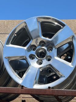 Chevy Tahoe wheels refinished polished