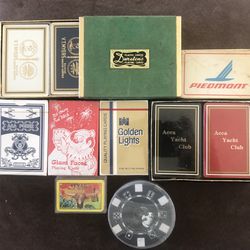 10 Vintage Sealed Decks Of Playing Cards