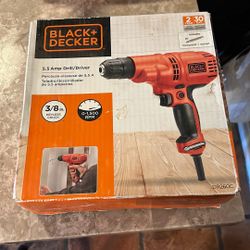 Black + Decker 5.5 Amp Drill 