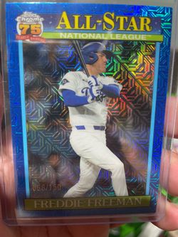 Freddie freeman all star blue topps chrome /150