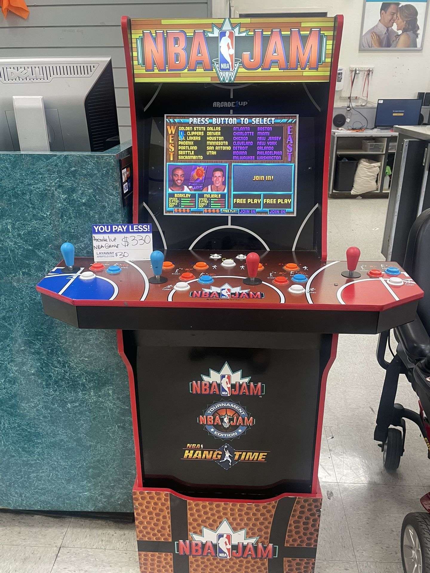 Arcade NBA Machine