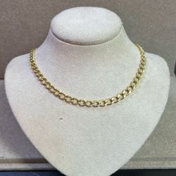 Gold Curb Chain 