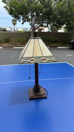Stained Glass Table Lamp - used condition.
