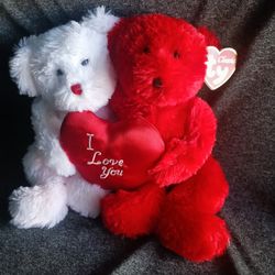  Valentine's Day Bears Ty Classic Plush  Collectible/ check my other Valentine's offers 