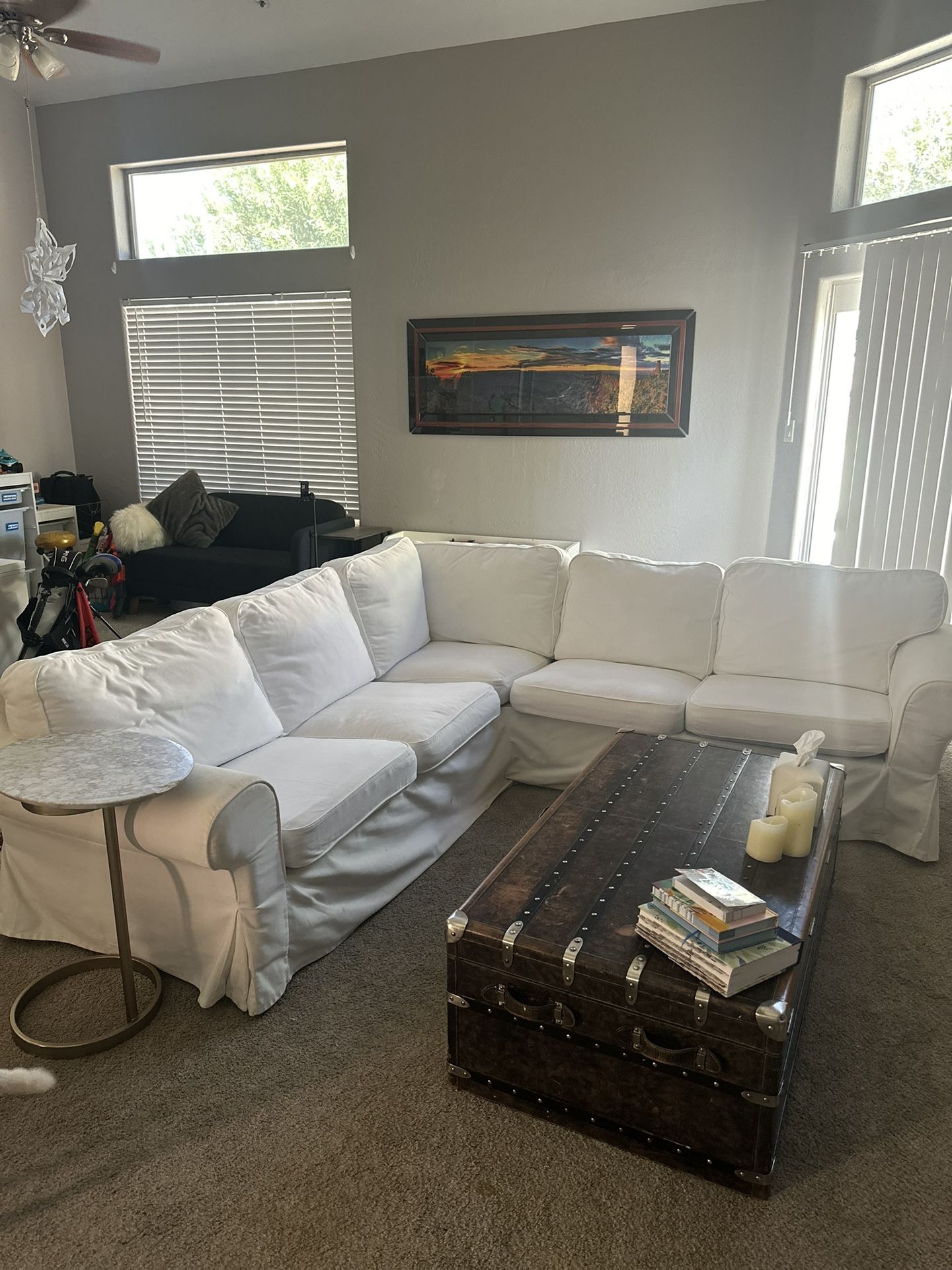 White IKEA Couch
