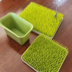 Baby Bottle Drying Rack + Food Scrap Bin