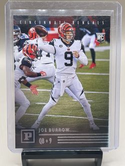 2020 Panini Chronicles Joe Burrow RC Cincinnati Bengals #PA-1 ROOKIE CARD