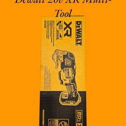 Dewalt 20v XR Brushless Multi-Tool (Tool-Only) 